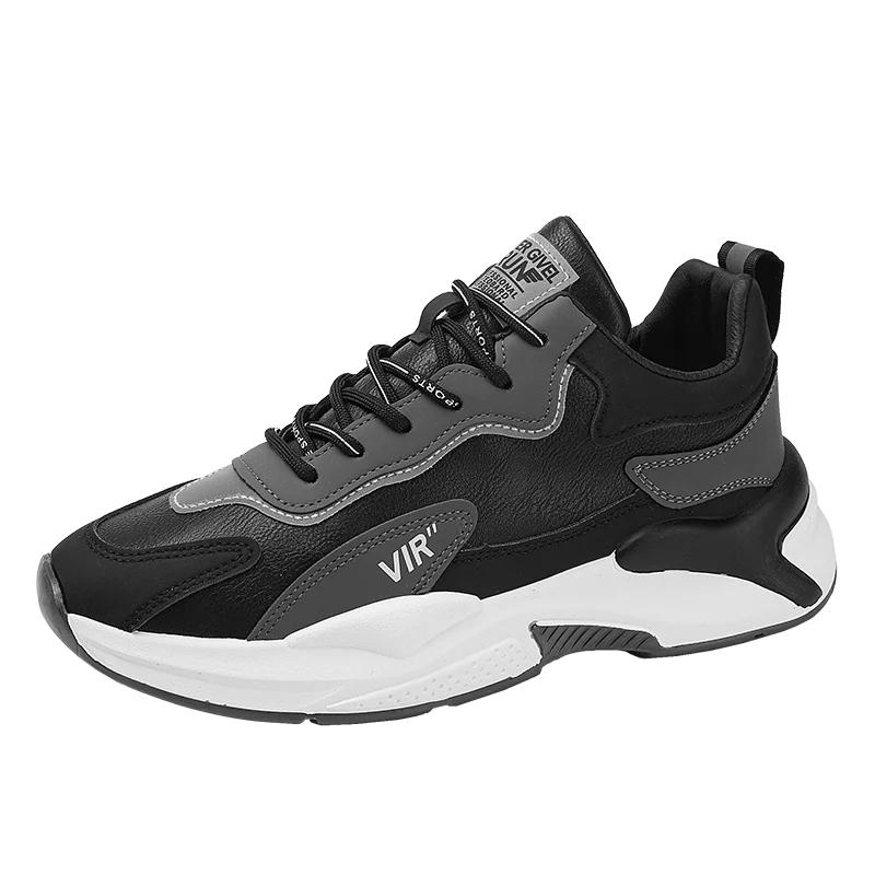 

Мужская обувь Универсальная сетчатая повседневная обувь Новые дезодорирующие туфли с мягкой подошвой Весенние и осенние дышащие кроссовки Мужская обувь 39 чёрный