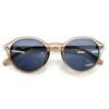 [MERRY PLEASURE] Sunglasses for Men and Women, UV Protection, Fashion Glasses, Crown Panto, Round, Boston Style, Ultra-lightweight (19g), Tinted