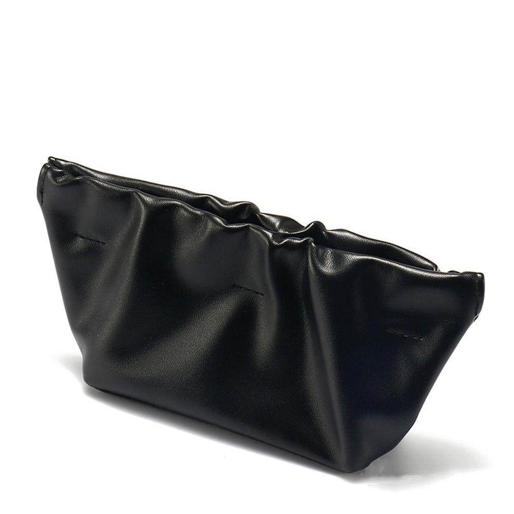 Bag Automatic Closed PU Leather Glasses Case Cosmetic Bag Eyewear Storage Bag Sunglasses Pouch