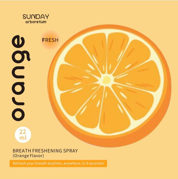 Peach Lychee Long-Lasting Breath Freshener Spray - 22ml Portable Mouthwash