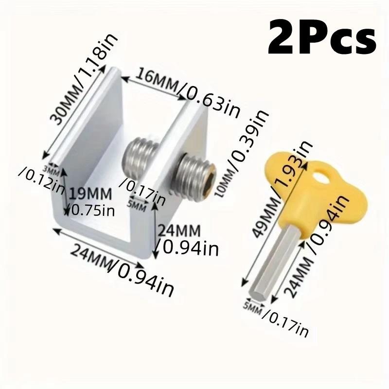 Sliding Sash Stopper Cabinet Locks Straps Doors Security Anti-theft Lock Window Sliding Door Baby Kids Child Safety Doors Lock