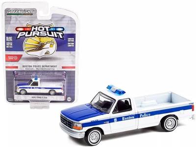 Greenlight Model Samochodu Policyjnego Bostonu Ford Pickup Skala 1/64 F-250 [Używany]