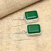 Green Onyx Gemstone 925 Sterling Silver Jewelry Handmade Earring For Thanksgiving