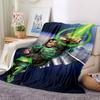 1pc Green Lantern Ring Flannel Throw Blanket Soft, Warm & Cozy for Couch, Bed, Office, and Travel Versatile All Season Gift, Christmas present