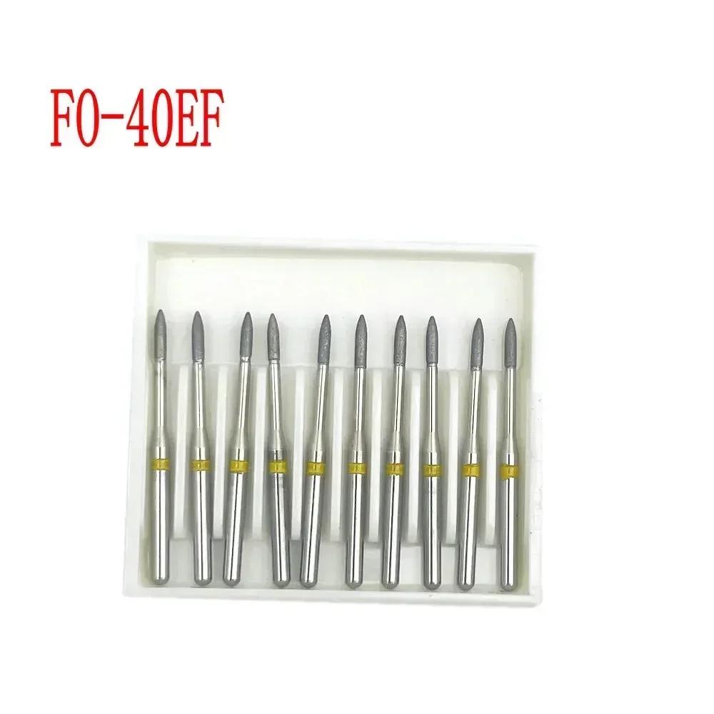 10pcs/box Dental Diamond Burs Drill FG Diamond 1.6mm Shank for High Speed Handpiece Burs