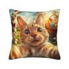Easter Bunny Bigfoot Ufo Funny Selfie Pillow Cover Funny Pillow Case For Sofa Bedroom Home Decor Graphic Pillowcases Present