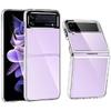 For Samsung Galaxy Z Flip 3 Case, Clear Shockproof Zflip3 Phone Cover, Slim Thin Protective Silicone Cases for Flip3 5G Phone - Transparent