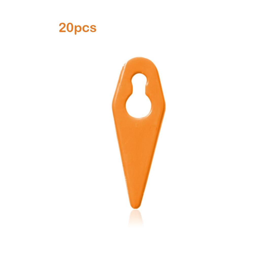 20pcs Suitable for Gtech GT Series Lawn Mower L70 Green Lawn Mower Plastic Blade Plastic Lawn Mower Blade