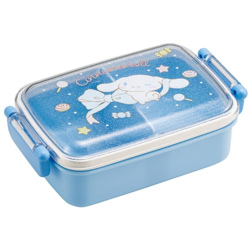 Skater Kids' Lunch Box, Single Tier, 450ml, Dome-Shaped, Antibacterial, Made in Japan, Sanrio Cinnamoroll Big Ribbon, Girls', RBF3ANAG