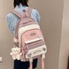 Ins Students School Bags Multi Pockets Large Handbag Cute Teenage Shoulder Bags  Girl