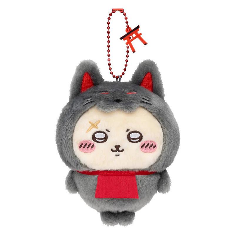 Chiikawa Plush Keychain With Fushimi Inari Theme Fox Momonga Fox Kani Design