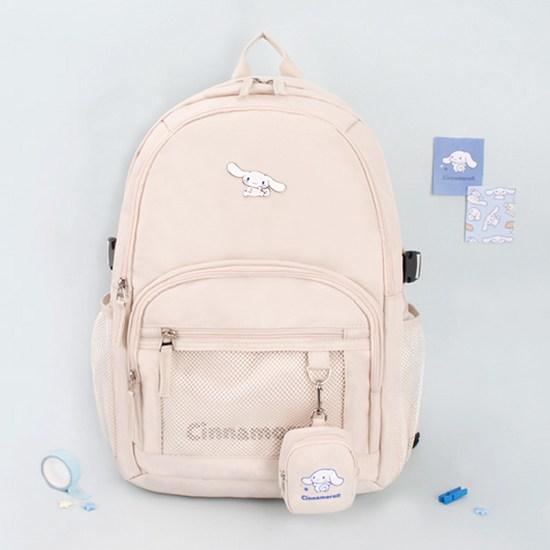 Cinnamoroll Casting Multi Backpack School Bag Daily Backpack, a Popular Character In Korea