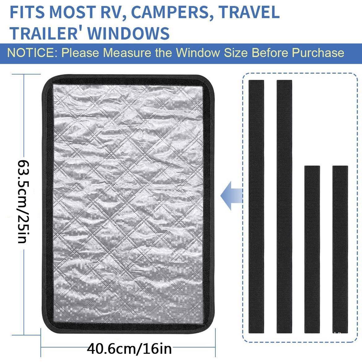 

Summer RV Door & Window Sun Shade: Waterproof, Insulated Privacy Cover for Camping