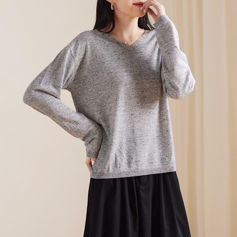 SOFSIL Women s V-Neck Knit Sweater XL