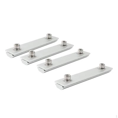 4 Pieces Solar Module Rail Connector Mounting Accessories Pv Profile Hardware for