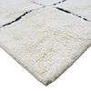 Tapis salon lavable berbère en coton beige 160x220