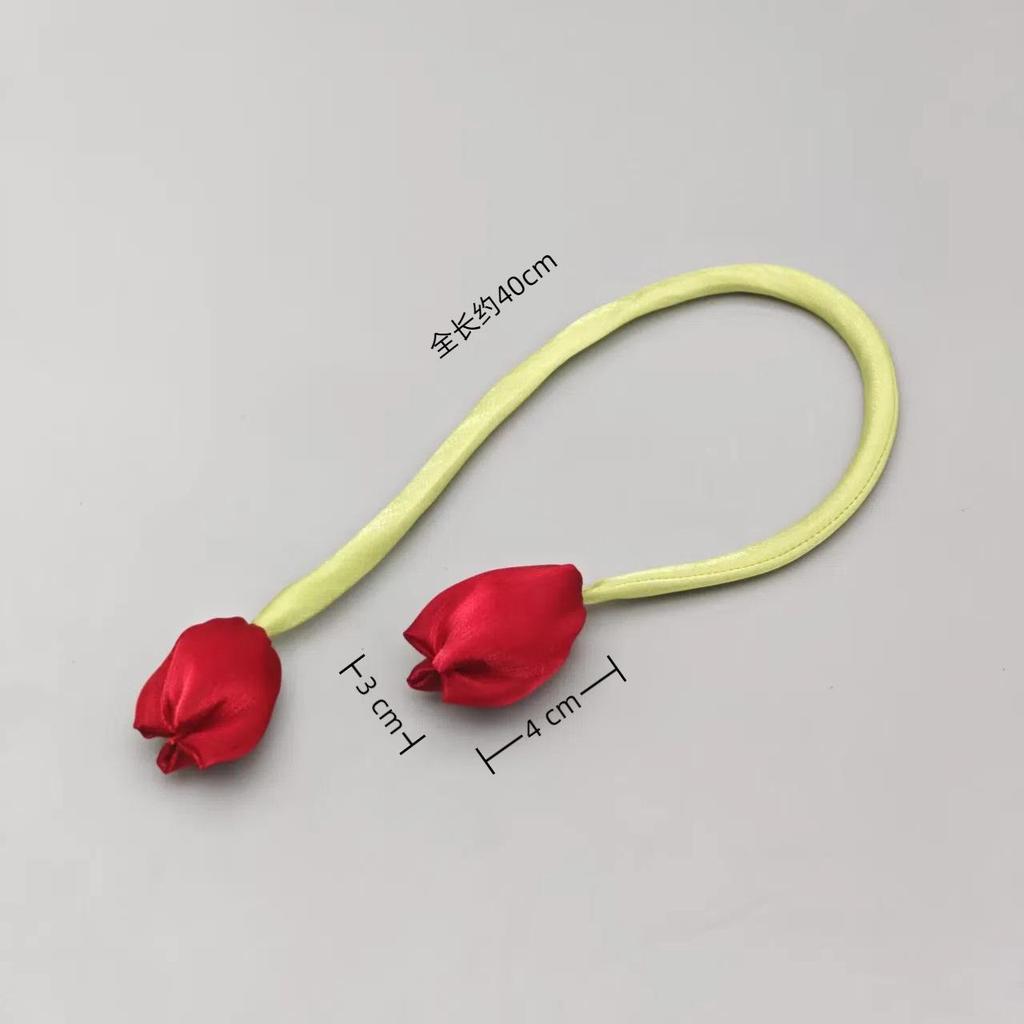 Langes Band Doppelseitig Blütenknospe Tulpe DIY Ornamente Kopfschmuck & Vorhang Zubehör