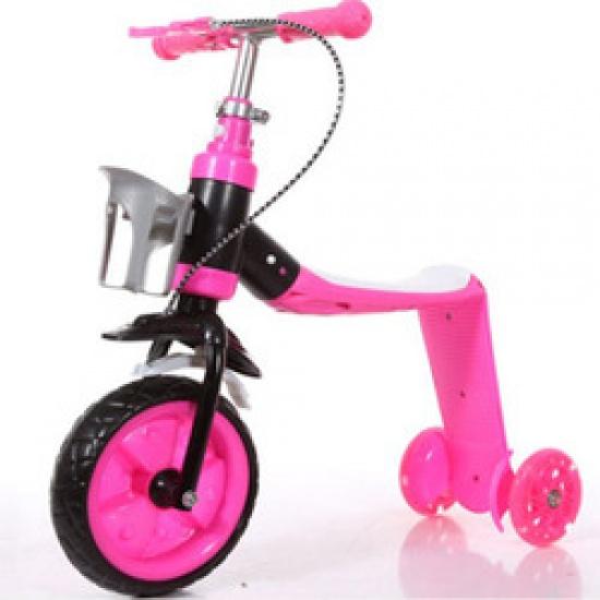 

Новый детский складной самокат с 3 колесами, многофункциональный, с регулируемой высотой.