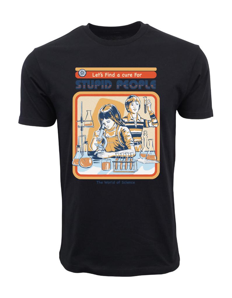 Lets Find A Cure For People Lab Retro Dark Humor TShirt