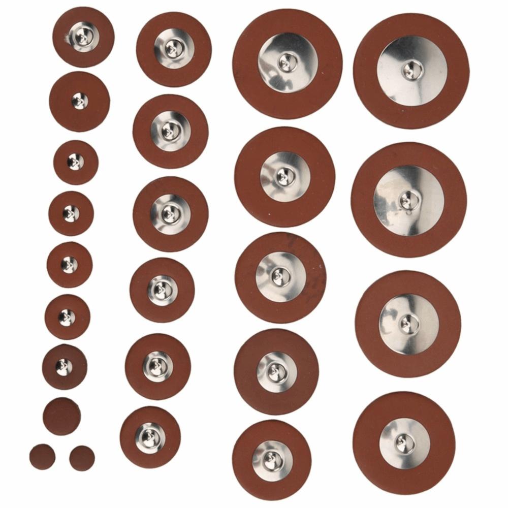 25PCS Multi Size Alto Saxophone Pads Saxophone Repair Parts  Alto Saxophone Maintenance