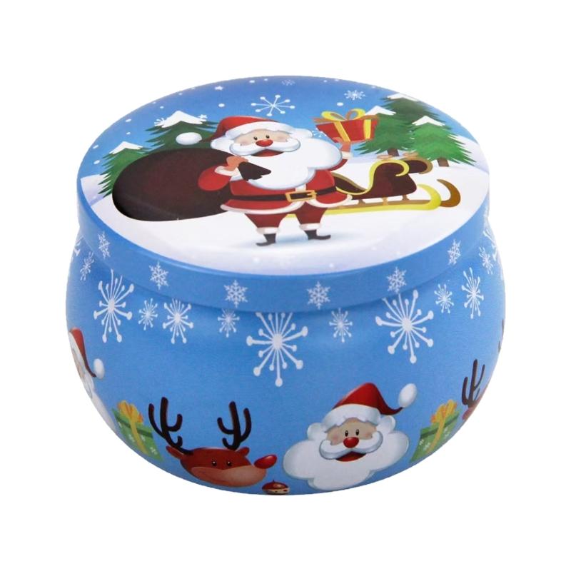 Christmas Soys Wax Candle Home Decoration For Festival Parties 30Hrs Fragrant Burn Aromatherapies Candle