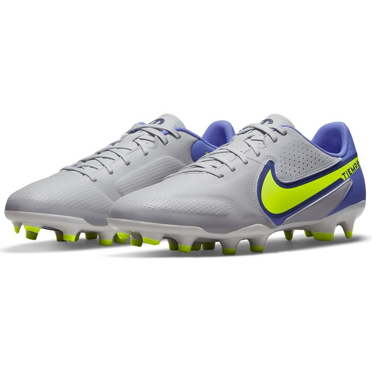 Nike Tiempo Legend 9 Academy Round Toe MG FG Artificial Grass Natural Grass Durable Breathable Soccer Shoes Men Sneaker Blue DA1174-075