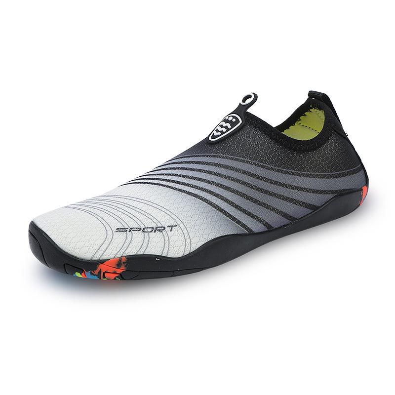 Soft Sole Aqua Shoes for Men Women Breathable Quick Dry Water Sneakers Elastic Slip-on Wading Footwear for Beach Walking Surfing