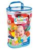 Clemmy Baby Clemmy Soft Educational Blocks for Ages 6 Months and Up, 40-Piece Soft Bag Set
