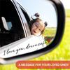 I Love You Drive Safe Car Mirror Stickers Affectionate Reminder Heartfelt Safety Reminder For Women Drivers Car Interior Sticker