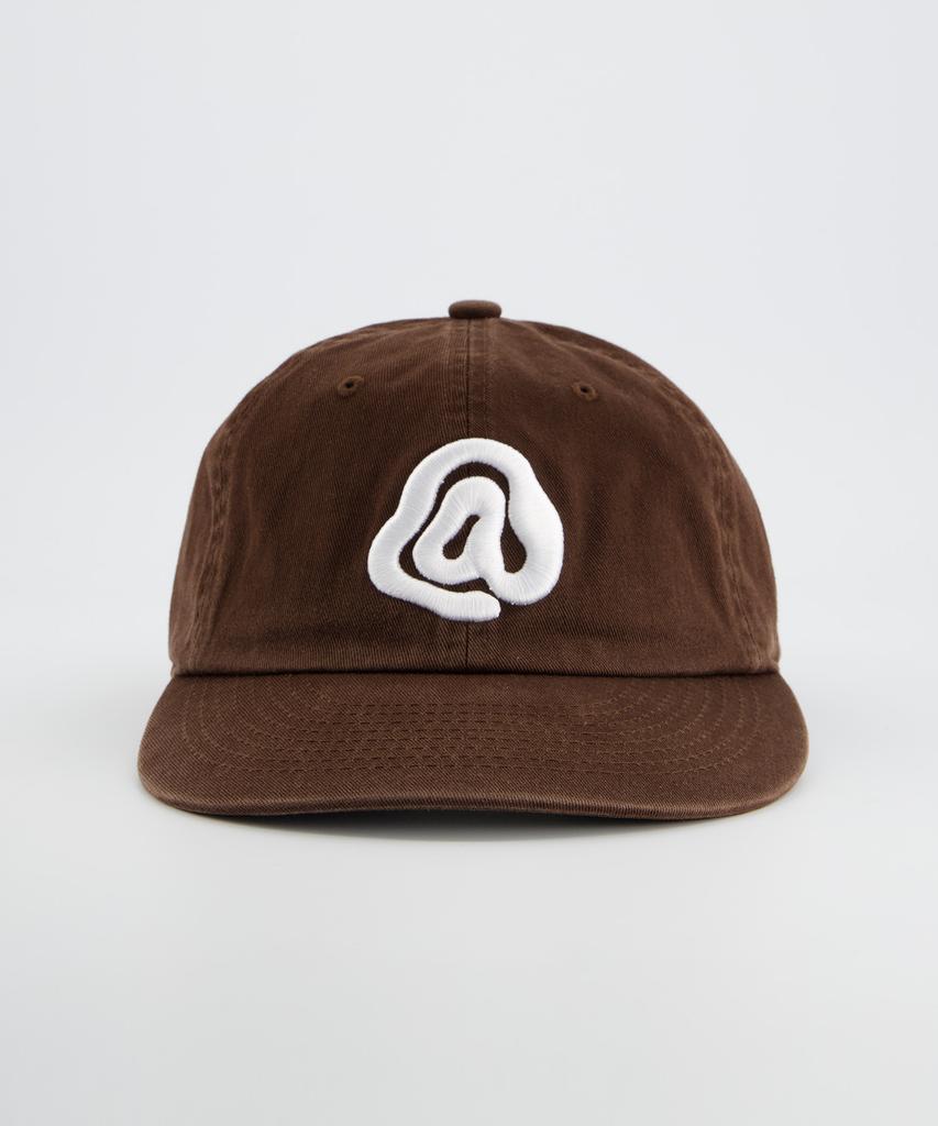 ANNOT A Symbol Logo Washed Cap Brown