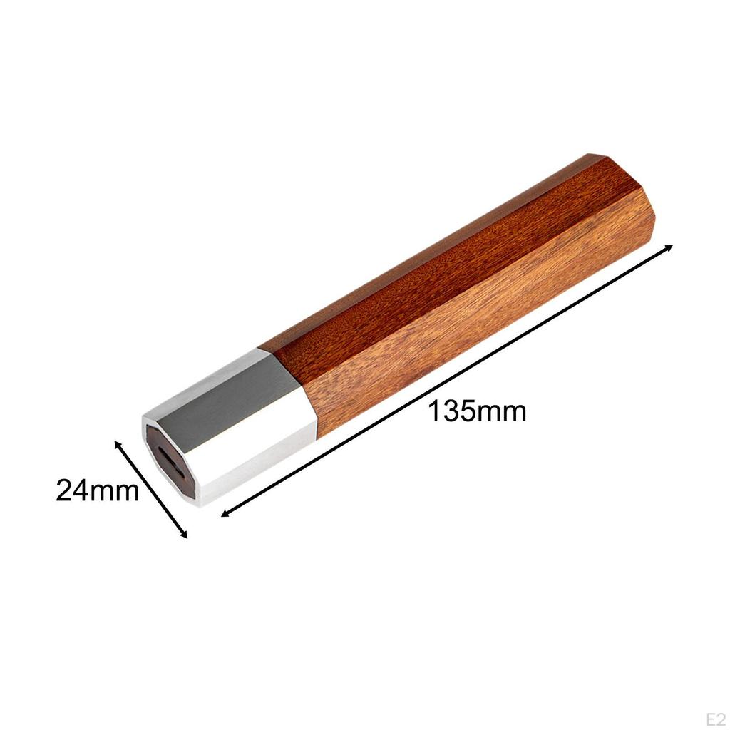 Japanese Kitchen Knife Handle DIY Repair Hole 1.2x0.2cm Making Accessories Wooden Sashimi