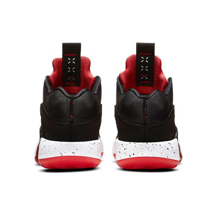 Air Jordan 35 GS Bred Kids Sneakers Black Fire-Red Reflective-Silver CQ9433-030