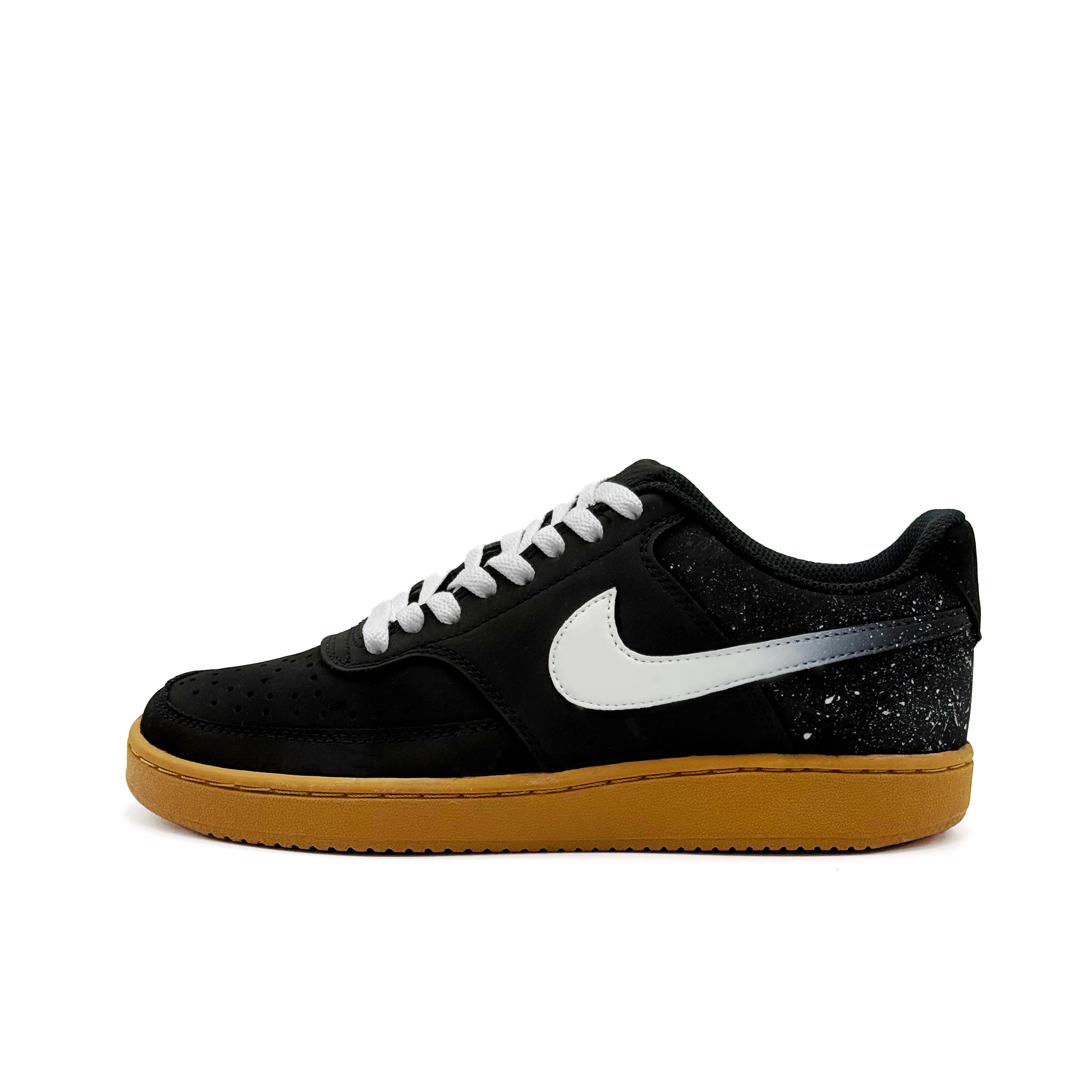 

Nike Court Vision 1 Ink White Dance Together Cushioning, Wear Resistant Low top Skateboard Shoes Men s Black Brown CD5463-008(Team471-) 44