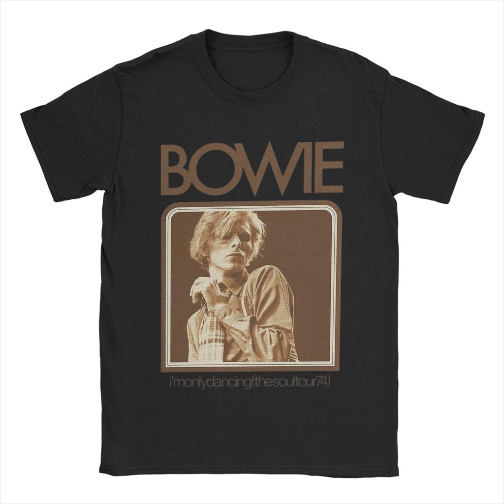 David Bowie Singer Graphic Unisex Tshirt High Quality Cotton Short Sleeve Crewneck Tops Women Tees Commute Casual Big Size T Shirt