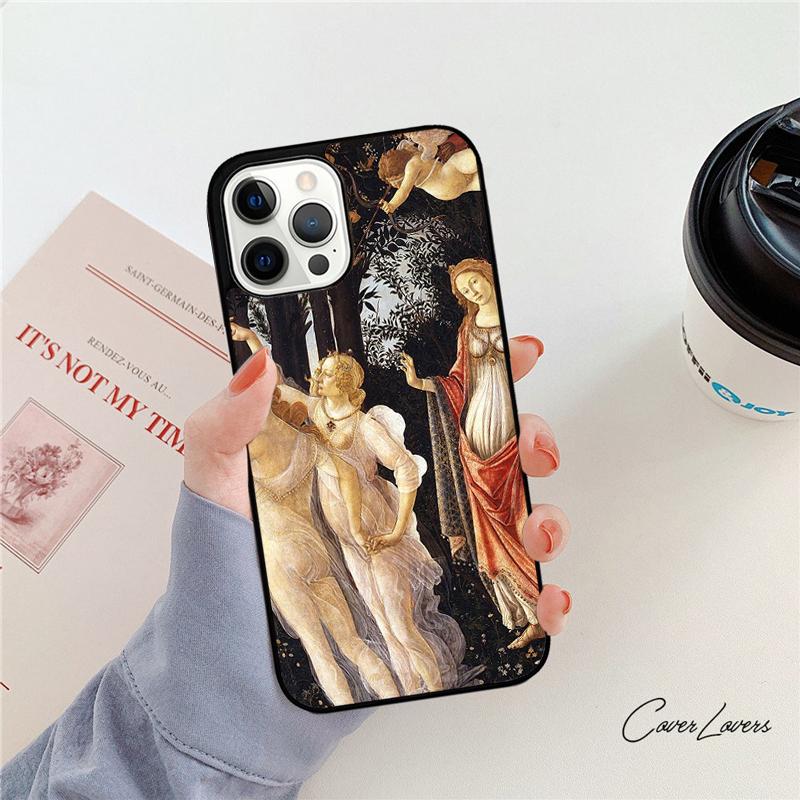 Sandro botticelli Renaissance Phone Case For iPhone 17 Air 14 15 16 13 12 For Apple iPhone 17 Air 11 Pro Max Plus SE2020 Coque