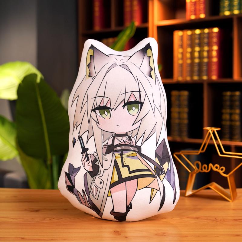 Non-Toxic 45Cm Arknights Pillow Game Amiya Lappland Gladiia Pillow Double Sided Printing Cushion Plushies Cute Fans Gifts Home Decoration