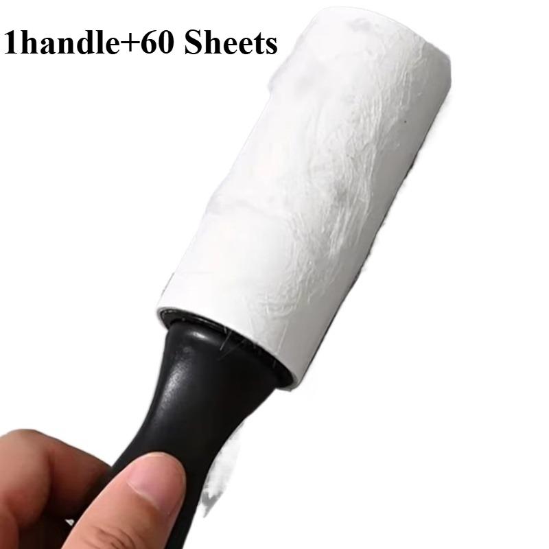 Extra-Klebrige Fusselrolle zur Tierhaarentfernung 60 Blatt/Rolle, Ideal für Hunde- & Katzenbesitzer, Perfekt zur Reinigung von Kleidung & Möbeln