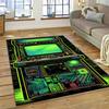 Console Gaming Carpet for Boy's Bedroom Living Room Decoration Washable Polyester Anti Slip Floor Mat Sofa Decor Big Size Rug