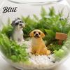 Charming Room Ornaments Cute Puppy Figurine Resin Ornament for Desk And Car Decor Interior Accessories Realistic Dog Figurines Miniature