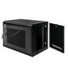 Netberg 19" 9U 450X600X400 Rack Cabinet, Hanging, Perforated Doors, Black N