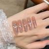 Cat's Eye Wearing Nail Pure Hand-made Nail Piece Fake Nail Wearing Nail Piece Advanced Sense Thin Dog Long