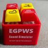 Hochsimulierter Pilotenschlüsselanhänger 737 Airbus 737 Warnsound EGPWS Warnsimulator Geschenk für Freunde