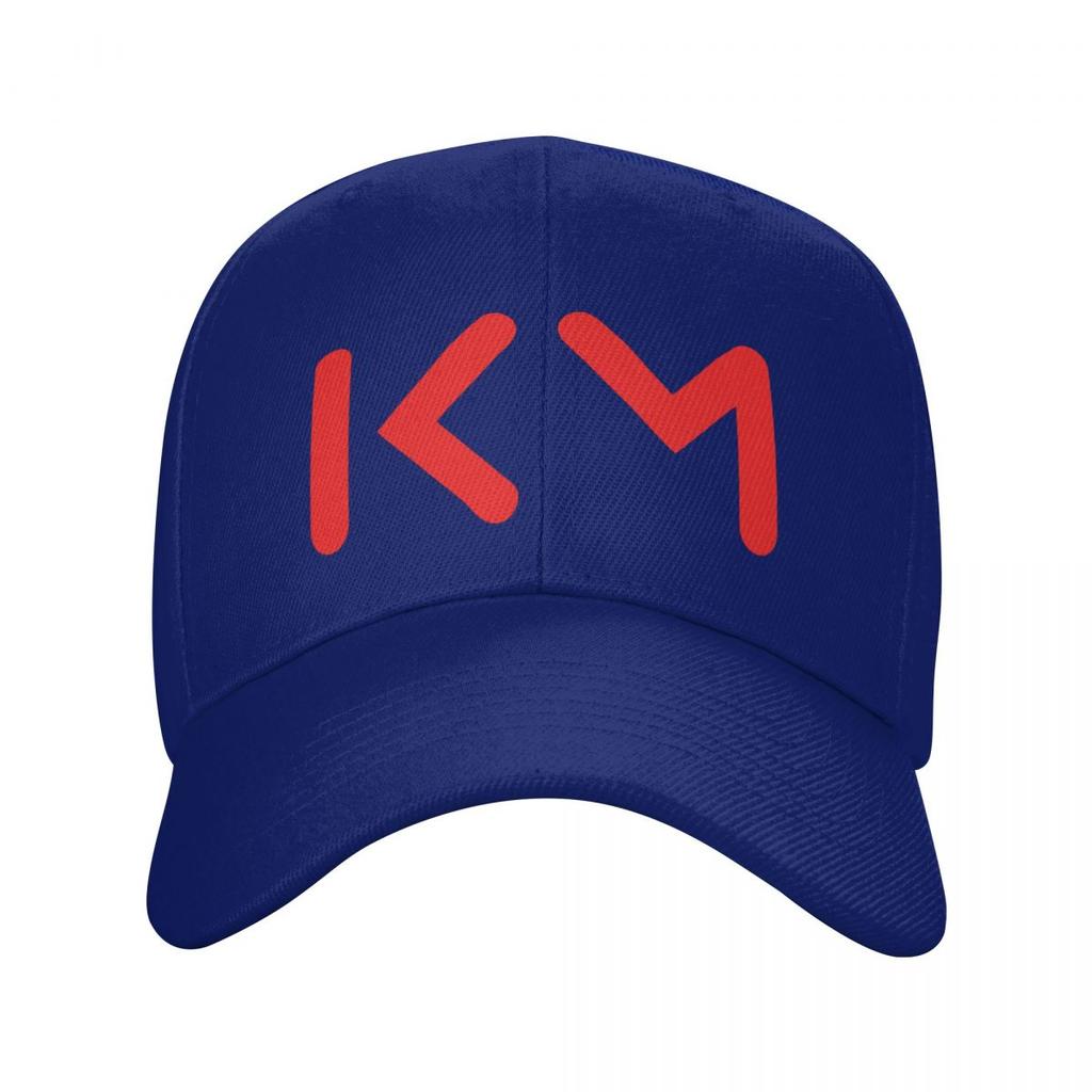 Custom Fashion Soccer Gift Mbappes KM Logo Baseball Cap Women Unisex Adjustable Unisex Soccer Lover Dad Hat Hip Hop Sun Hat