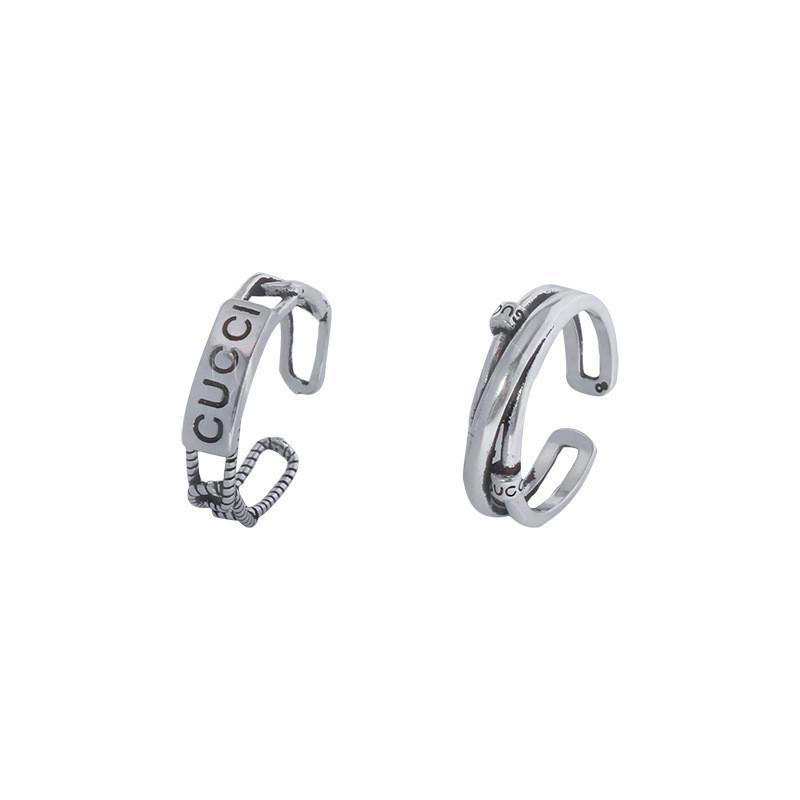 Vintage Inspired Adjustable Open Finger Ring For Women With Unique Geometric Design