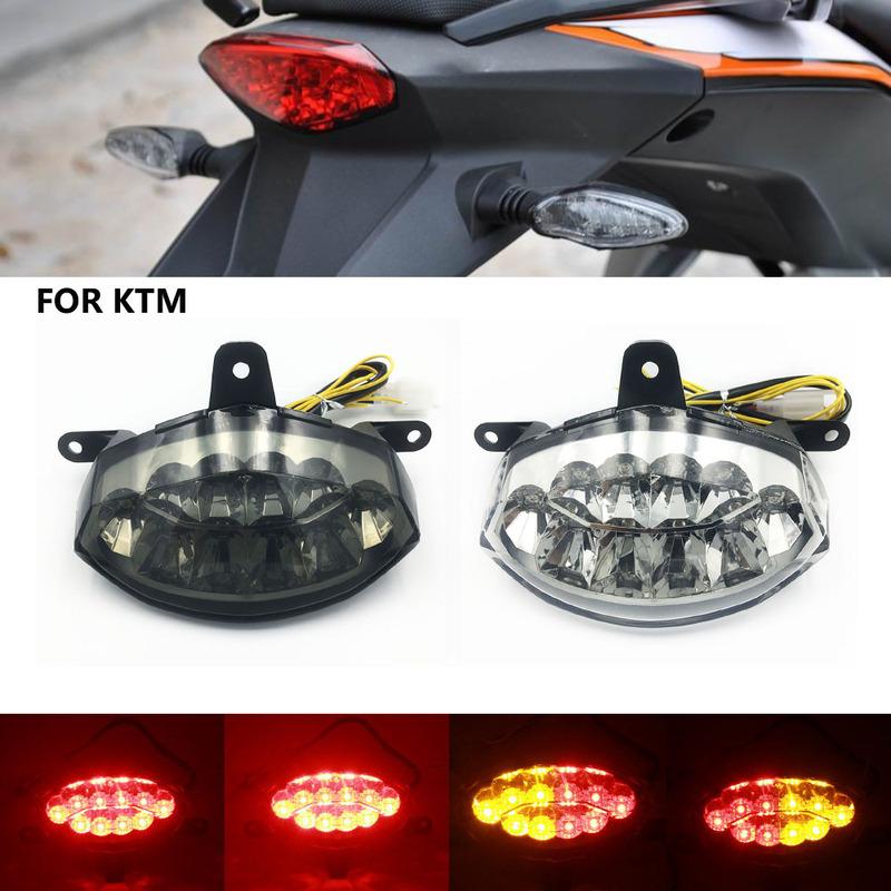 Motorcycle LED Integrated Tail Light Brake Lamp Turn Signal For KTM Duke 125 2011-2015/200 2012-2015/250 2015-2016/390 2013-2015