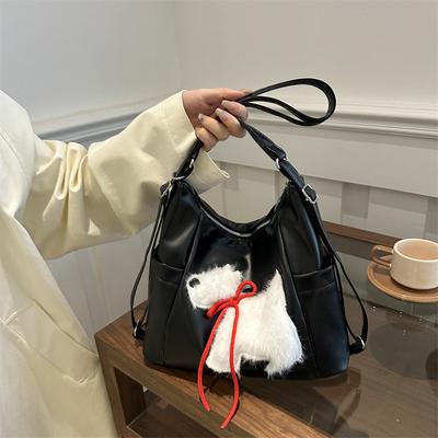 Bag Women's 2025 New Casual Shoulder Women's Bag Commuter Large Capacity Backpack Stylish Simple Underarm Tote Bag