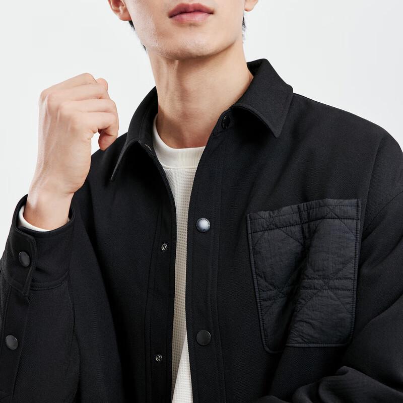 SEPTWOLVES Men's Quilted Shirt Jacket