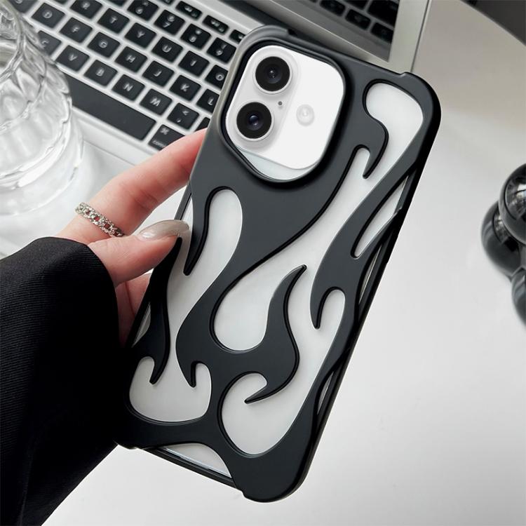 Matný TPU kryt na telefon s povrchovou úpravou Flame Hollow Cooling Spray