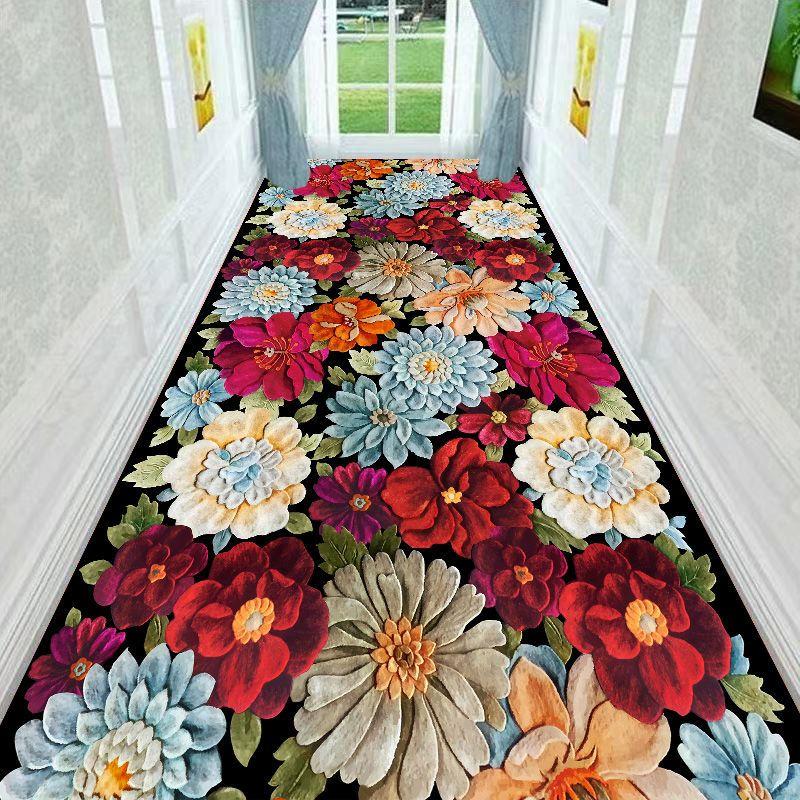 3D Carpet Doorway Corridor Carpet nordic rug Aisle Long Corridor hallway Home Floor Mat Commercial Hotel Carpet Geometry