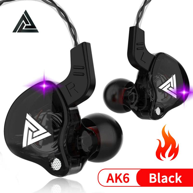 Original QKZ AK6 ARES/DMX/AKX Kopfhörer HIFI Schwerer Bass In-Ear-Monitor Kabelgebundene Kopfhörer mit Mikrofon Geräuschunterdrückung Sport Spiel Musik